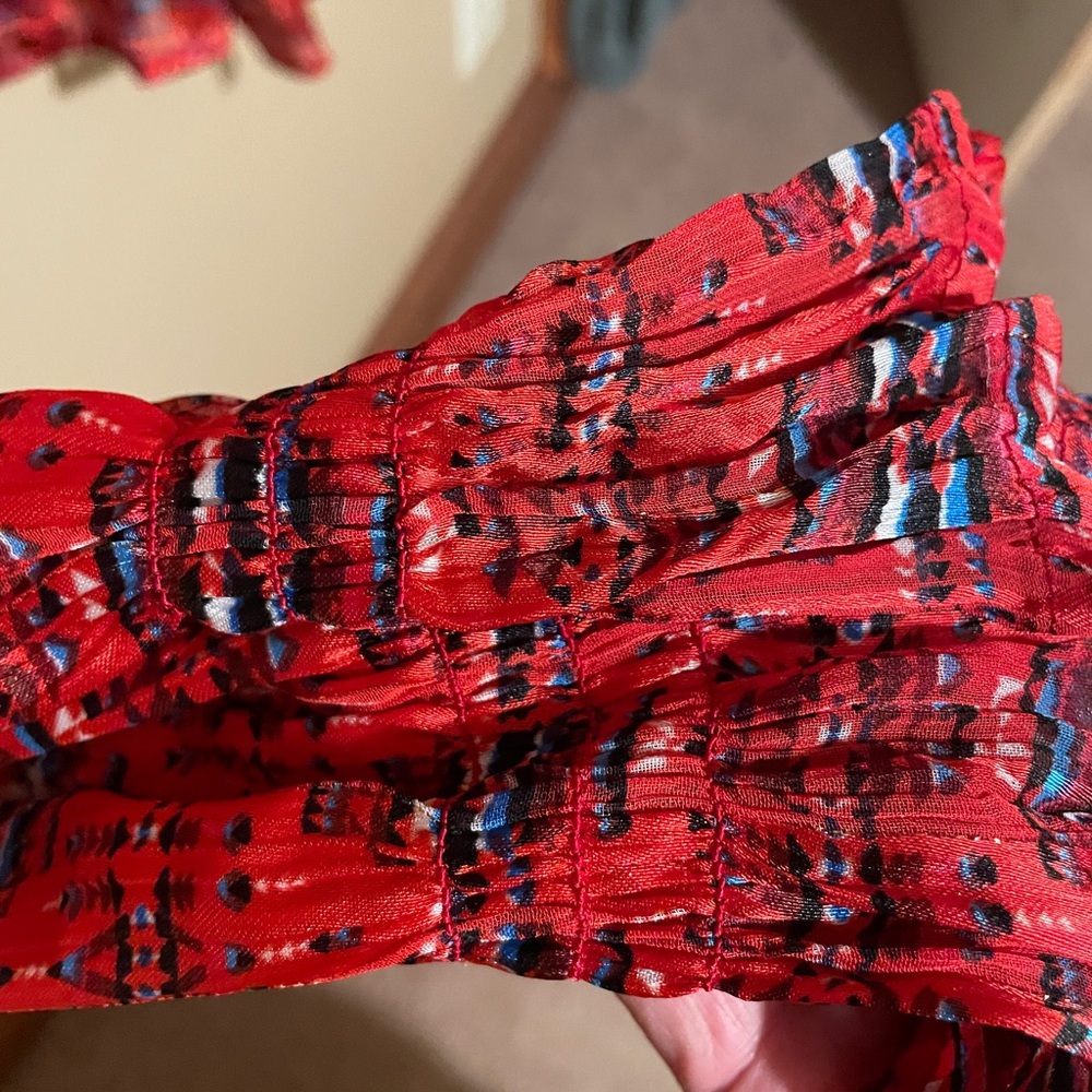 Beautiful Aqua Blouse By Pendleton. - image 5